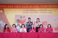 TRƯỜNG THCS BÃI CHÁY TỔ CHỨC LỄ HƯỞNG ỨNG TUẦN LỄ HỌC TẬP SUỐT ĐỜI NĂM 2025: HỌC TẬP SUỐT ĐỜI - LÀM CHỦ CÔNG NGHỆ, KIẾN TẠO TƯƠNG LAI