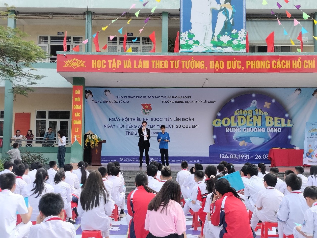 NGÀY HỘI "THIẾU NHI TIẾN BƯỚC LÊN ĐOÀN" VÀ CUỘC THI RUNG CHUÔNG VÀNG TIẾNG ANH CHỦ ĐỀ "EM YÊU LỊCH SỬ QUÊ EM" CHÀO MỪNG KỶ NIỆM 93 NĂM NGÀY THÀNH LẬP ĐOÀN TNCS HỒ CHÍ MINH 26/3/1931 - 26/3/2024